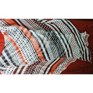 3-Pack Scarf Bundle Retro Polka Dot, Multicolor Stripe, Coral Floral Playful